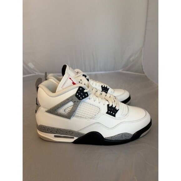 Air Jordan 4 Retro OG white cement 2025 B grade women’s shoes sz 11.5 FV5029 100